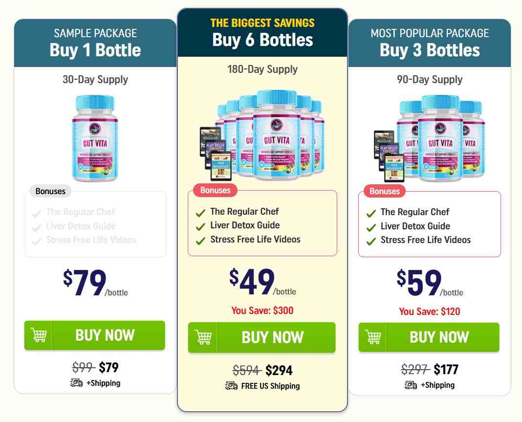 Gut Vita Pricing