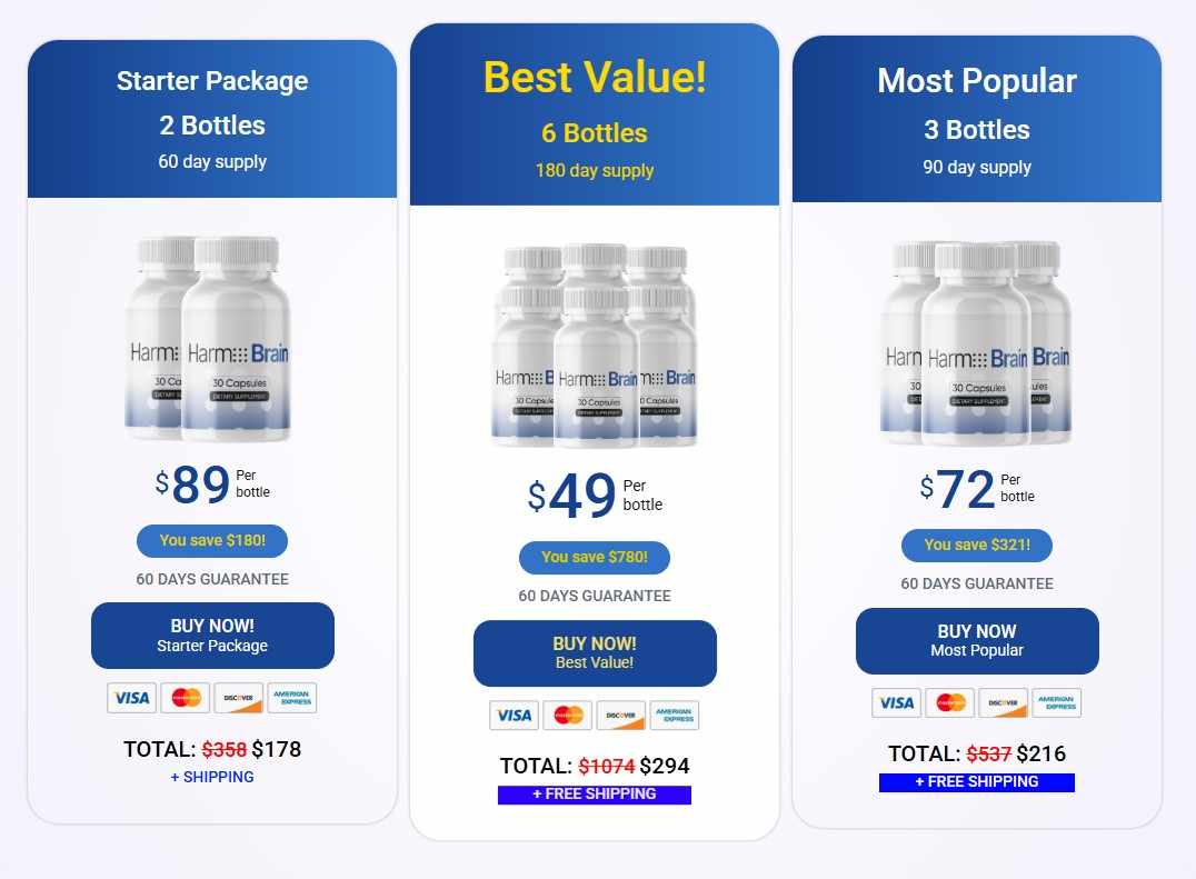 Harmo Brain Pricing