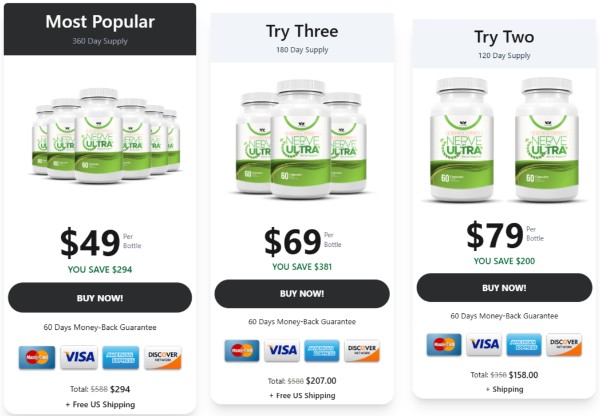 Nerve Zen Ultra prices